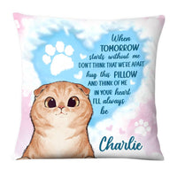 Personalized Cat Memo Cat Loss Pillow AG274 23O28 thumb 1