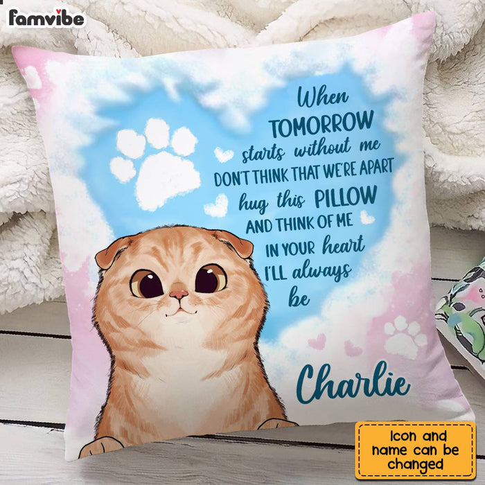 Personalized Cat Memo Cat Loss Pillow AG274 23O28 1