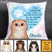 Personalized Cat Memo Cat Loss Pillow AG274 23O28 thumb 1