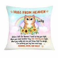 Personalized Cat Memo Cat Loss Pillow AG293 23O34 thumb 1