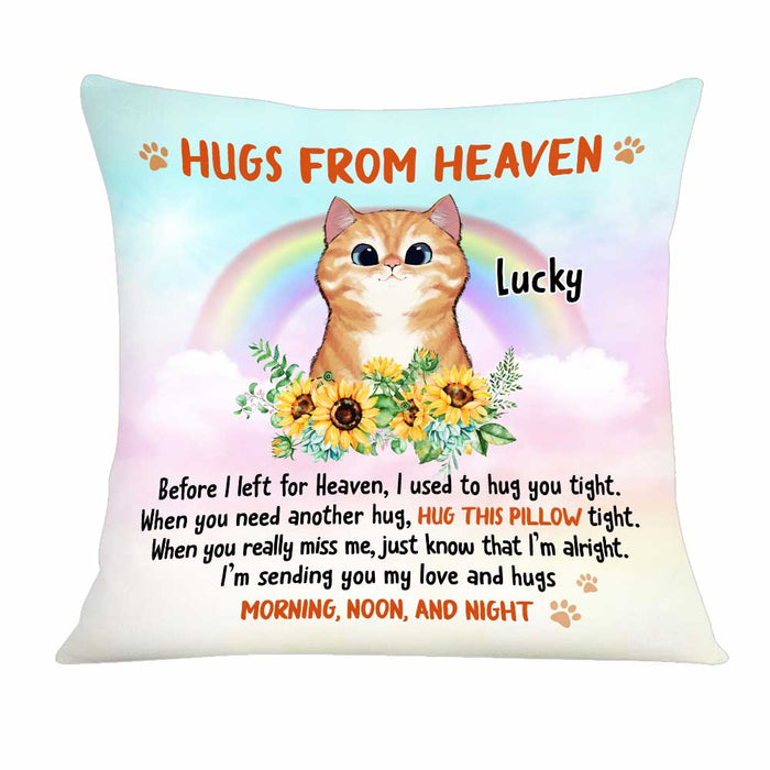 Personalized Cat Memo Cat Loss Pillow AG293 23O34 1