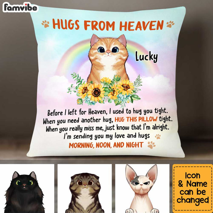 Personalized Cat Memo Cat Loss Pillow AG293 23O34 1