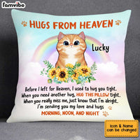 Personalized Cat Memo Cat Loss Pillow AG293 23O34 thumb 1
