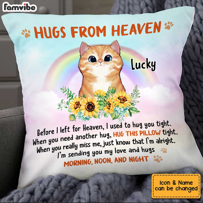 Personalized Cat Memo Cat Loss Pillow AG293 23O34 1