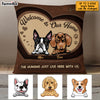 Personalized Dogs House  Leather Pillow T Shirt AG304 33O53 1