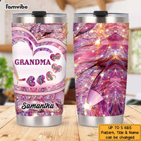 Personalized  Sparkling Sweet Heart Grandma Steel Tumbler SB54 33O47 thumb 1