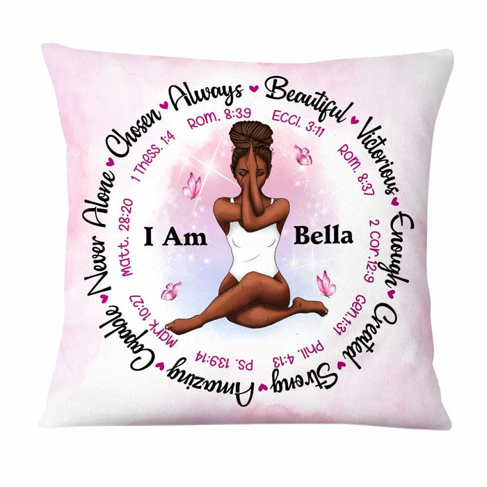 Personalized God Says I Am Pillow AG303 30O47 1