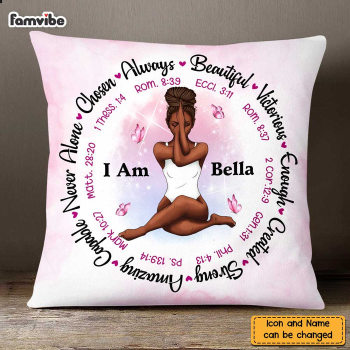 Personalized God Says I Am Pillow AG303 30O47 1