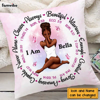 Personalized God Says I Am Pillow AG303 30O47 thumb 1