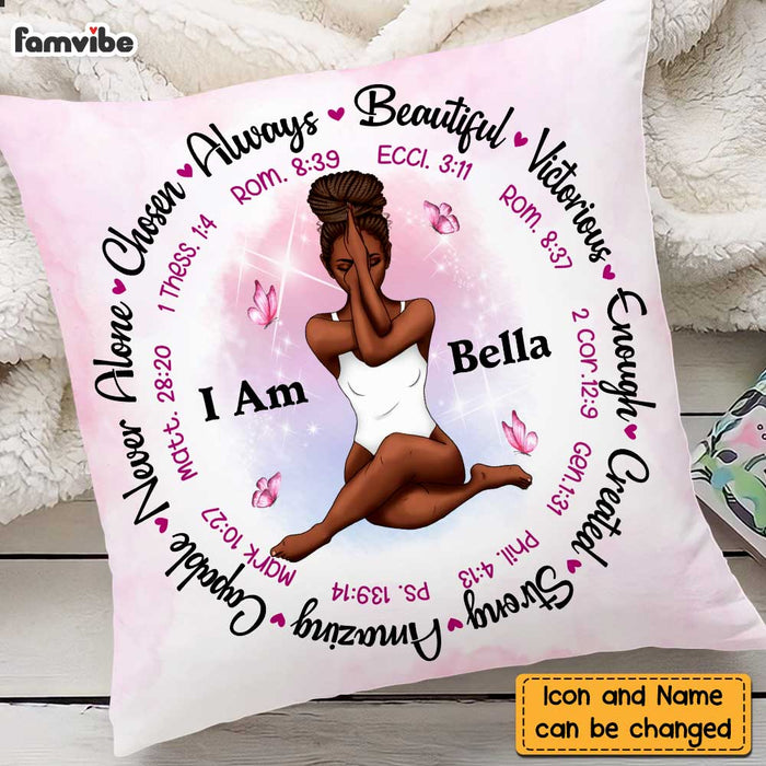 Personalized God Says I Am Pillow AG303 30O47 1