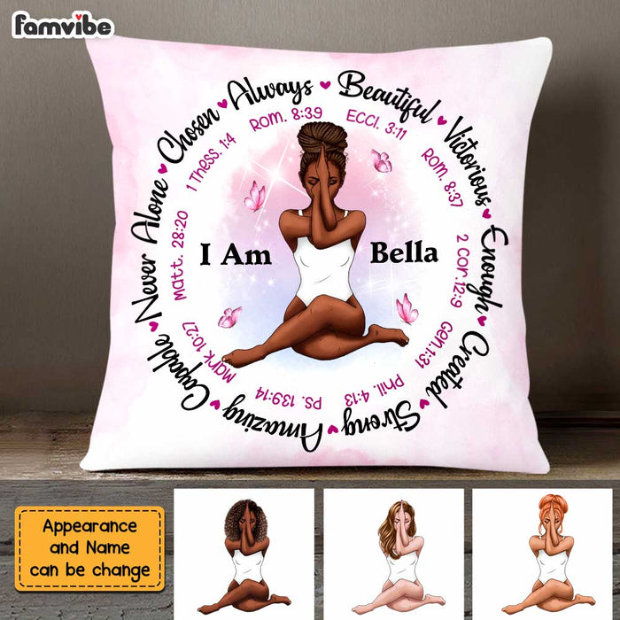 Personalized God Says I Am Pillow AG303 30O47 1