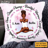 Personalized God Says I Am Pillow AG303 30O47 thumb 1