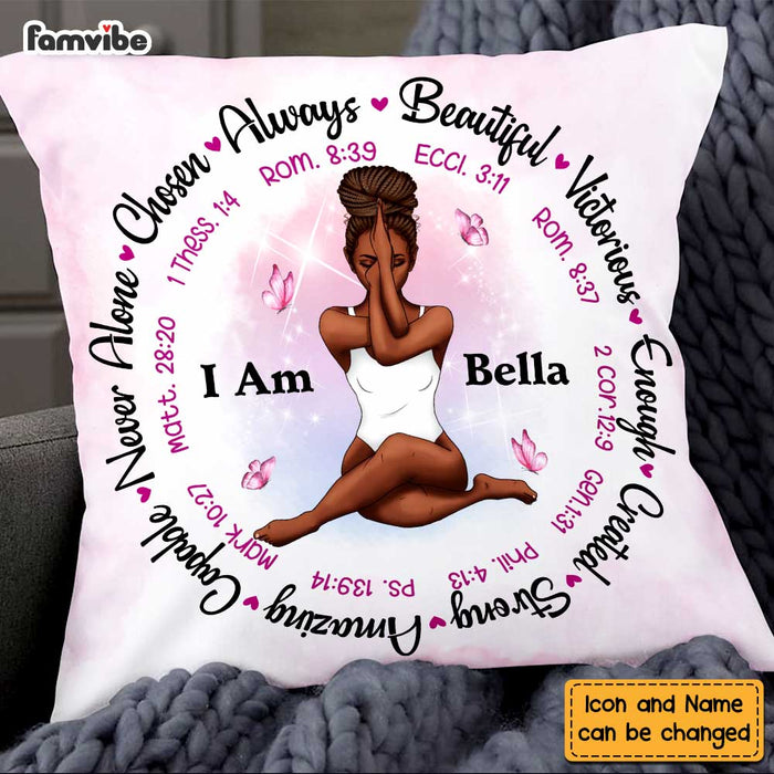 Personalized God Says I Am Pillow AG303 30O47 1