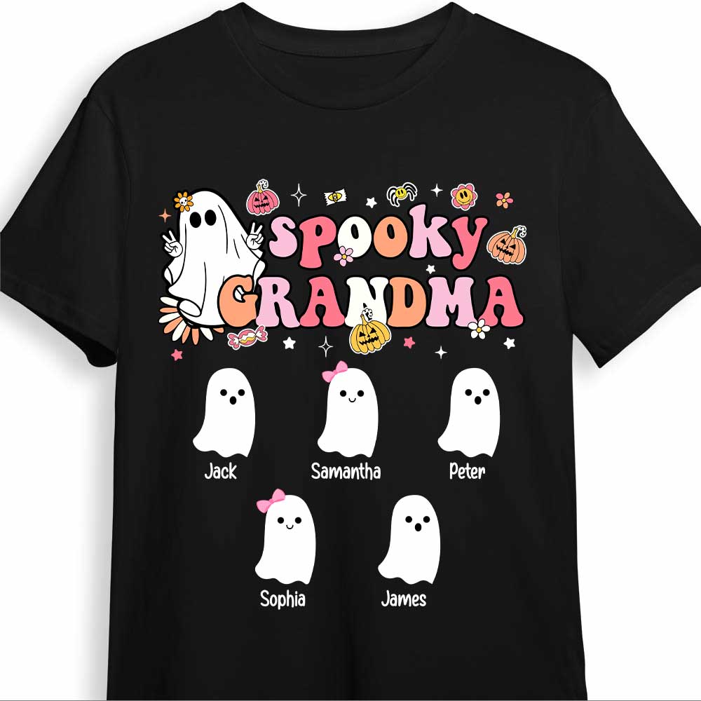 Personalized Spooky Grandma Shirt SB52 33O47 Primary Mockup