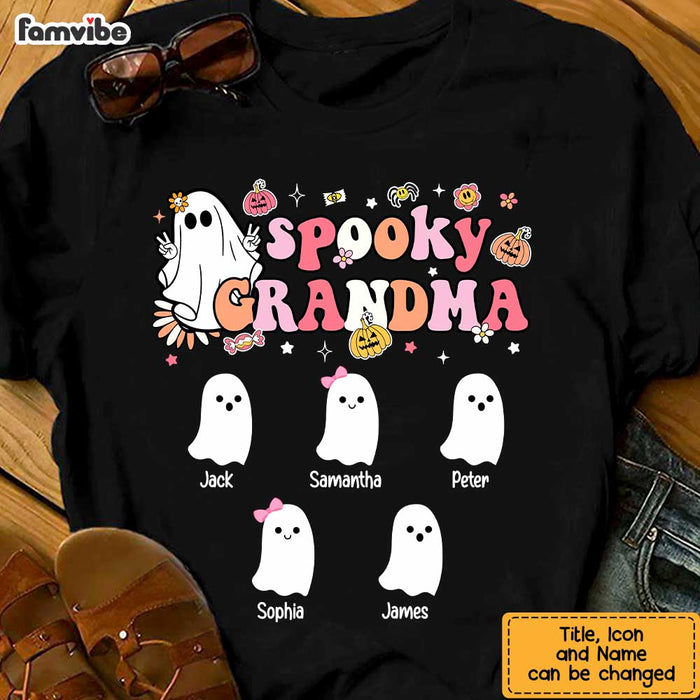 Personalized Spooky Grandma Shirt - Hoodie - Sweatshirt SB52 33O47 1