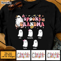 Personalized Spooky Grandma Shirt - Hoodie - Sweatshirt SB52 33O47 thumb 1