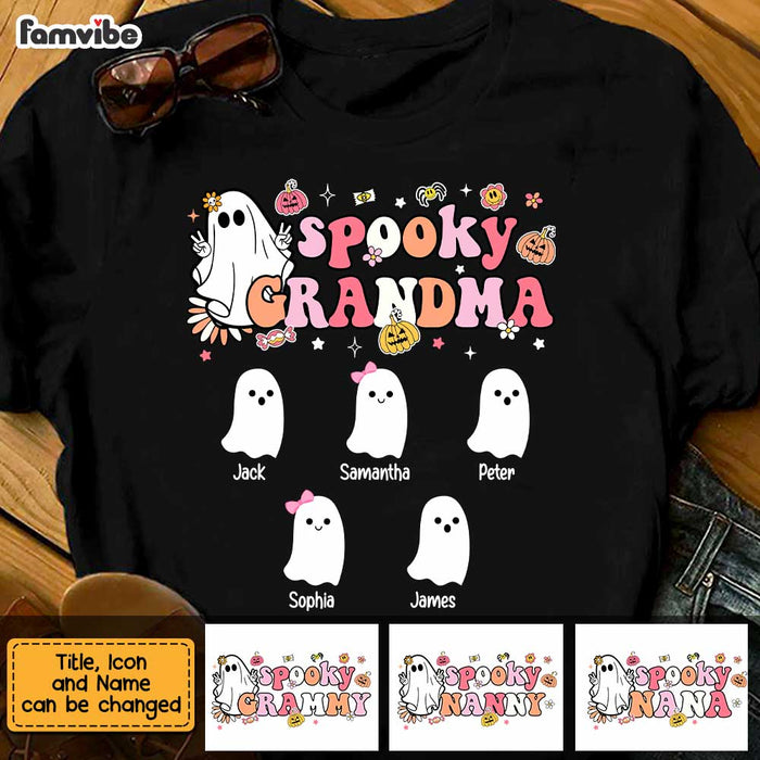 Personalized Spooky Grandma Shirt - Hoodie - Sweatshirt SB52 33O47 1