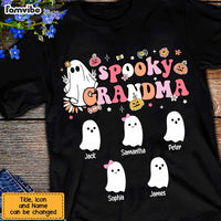 Personalized Spooky Grandma Shirt - Hoodie - Sweatshirt SB52 33O47 thumb 1