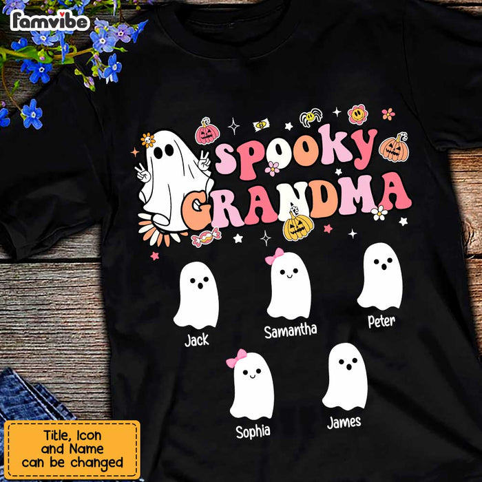 Personalized Spooky Grandma Shirt - Hoodie - Sweatshirt SB52 33O47 1