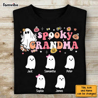 Personalized Spooky Grandma Shirt - Hoodie - Sweatshirt SB52 33O47 thumb 1