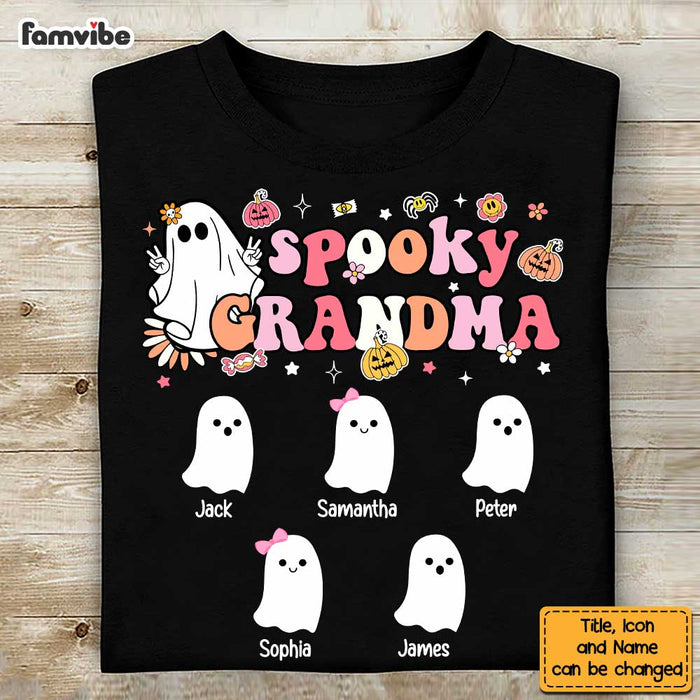 Personalized Spooky Grandma Shirt - Hoodie - Sweatshirt SB52 33O47 1