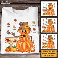 Personalized Fall Pumpkin Grandma T Shirt - Hoodie - Sweatshirt SB52 85O28 thumb 1