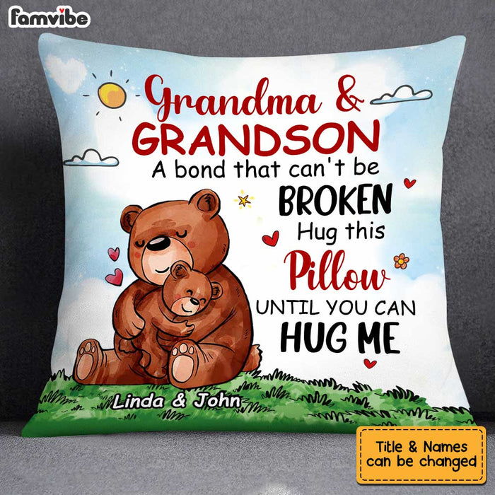 Personalized Grandma Grandkid Pillow SB51 33O34 1