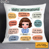 Personalized Kid Daily Affirmations Pillow SB53 85O34 thumb 1