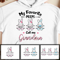 Personalized Grandma Favorite Peeps Easter Hoodie FB241 30O34 thumb 1