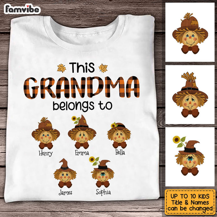 Personalized This Grandma Belongs To Fall T Shirt SB55 32O53 1