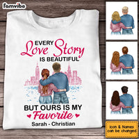 Personalized Couple Every Love Story Is Beautiful T Shirt - Hoodie - Sweatshirt SB61 32O53 thumb 1
