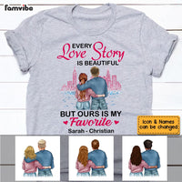 Personalized Couple Every Love Story Is Beautiful T Shirt - Hoodie - Sweatshirt SB61 32O53 thumb 1