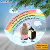 Personalized Dog Mom Memo Rainbow Bridge Circle Ornament SB61 85O28 1