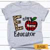Personalized Letter Teacher T Shirt JN32 95O47 1