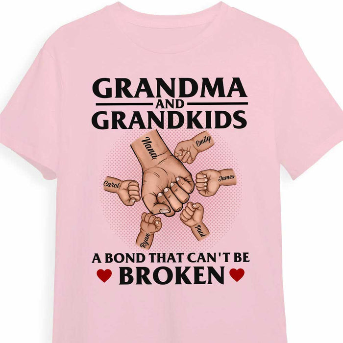 Personalized Grandma Grandkids A Bond Cant Be Broken Shirt - Hoodie - Sweatshirt SB81 33O34 1