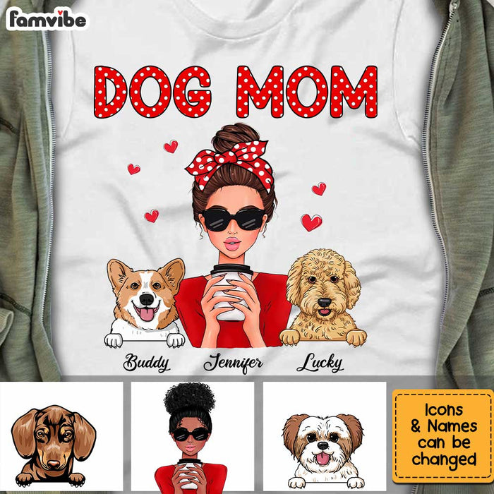 Personalized Dog Mom Shirt - Hoodie - Sweatshirt SB63 23O34 1