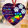 Personalized Dog Memo MDF Heart Ornament SB81 32O34 1