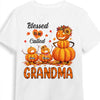 Personalized Blessed To Be Call Grandma Pumpkin Shirt - Hoodie - Sweatshirt SB71 33O28 1