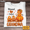 Personalized Blessed To Be Call Grandma Pumpkin Shirt - Hoodie - Sweatshirt SB71 33O28 1