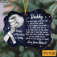 Personalized This Christmas I'll Be Snuggled Up From The Bump New Dad Benelux Ornament SB83 58O47 thumb 1