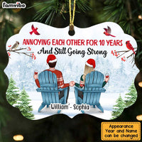 Personalized Annoying Each Other For Years And Going Strong Benelux Ornament SB81 58O47 thumb 1
