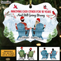 Personalized Annoying Each Other For Years And Going Strong Benelux Ornament SB81 58O47 thumb 1