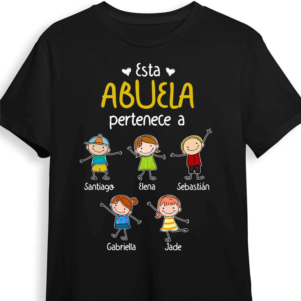 Personalized Abuela Spanish Grandma Belongs Shirt SB83 30O28 Primary Mockup