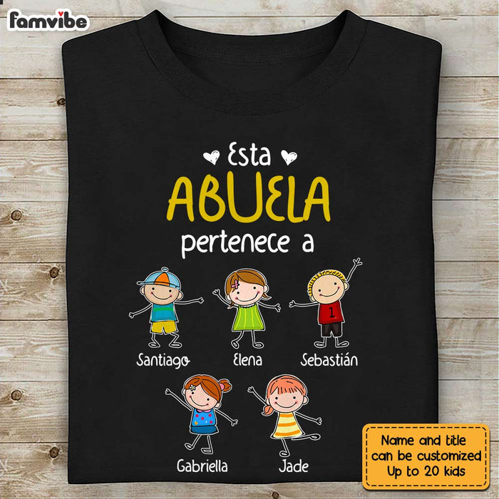 Personalized Abuela Spanish Grandma Belongs Shirt - Hoodie - Sweatshirt SB83 30O28 1