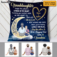 Personalized Granddaughter Hug This Pillow SB94 30O53 thumb 1