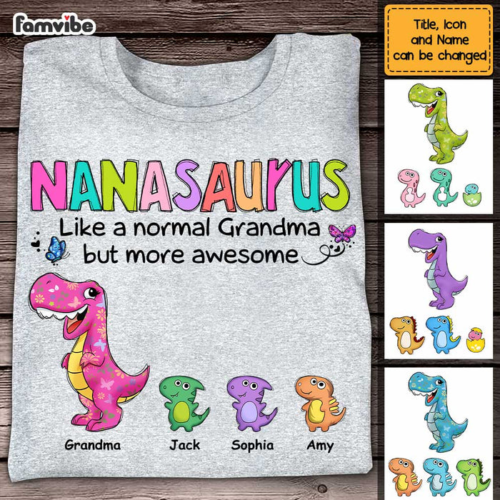 Personalized Grandma Grandmasaurus Dinosaur Shirt - Hoodie - Sweatshirt SB91 23O47 1