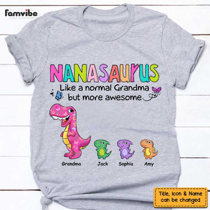 Personalized Grandma Grandmasaurus Dinosaur Shirt - Hoodie - Sweatshirt SB91 23O47 1