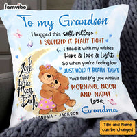 Personalized Granddaughter Hug This Bear Pillow SB92 23O47 thumb 1