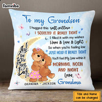 Personalized Granddaughter Hug This Bear Pillow SB92 23O47 thumb 1
