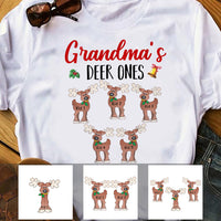 Personalized Grandma Reindeer Christmas T Shirt OB81 95O34 thumb 1